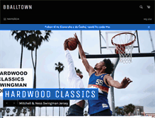 Tablet Screenshot of bballtown.sk